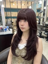 ヘアーアンドメイク シークタチカワ 立川店(Hair&Make Seek)&nbsp;ブリーチなしで作る大人かわいいレッドブラウン
