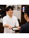 池田理容室の写真/全ての技術を一人で担当しています。最後まで1対1の為、途中からアシスタントに変わることもありません。