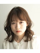 トトノ ヘアアンドケア(TOTONO hair & care)&nbsp;大人かわいいくびれミディ×シースルーバング