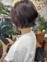 バンビ プライベート サロン(Bambi private salon) レイヤーボブ/暖色カラー/ボブ