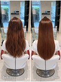 艶髪ロング美髪ストレート