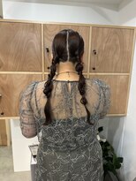 フォンセ(fonce)&nbsp;ロングのポコポコツインアレンジ