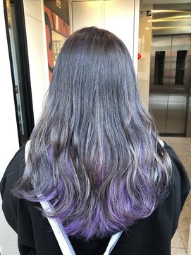 ルイス(L'wis) ダークプラチナグレー+インナーバイオレット