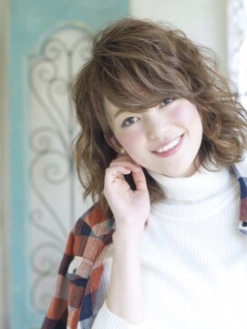 ロンドフルール 大宮東口(Lond fleur) 【Lond fleur 山本翔一郎】大人かわいい耳かけミディアム