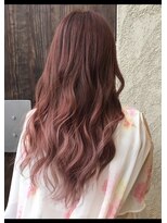 ヘア イズム 表参道(HAIR ISM)&nbsp;ベリーブラウン×ローズピンク