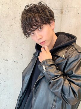 ラグシス ザ バックルーム(LUXIS THE BACK ROOM) マッシュ×スパイラルパーマ【立川／メンズ】