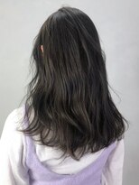 アイティー バイ アルバム 浦和店(IT by ALBUM) グレーロング_オリーブカラーハイライトカラー_ba245582