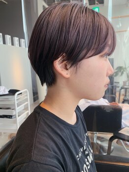 ヘアーエスクールシーユー 枚方T-SITE店(hair S.COEUR×Cu)の写真/《コンテスト入賞者在籍》シルエットが綺麗なお手入れ簡単なヘアスタイルはhair S.COEUR×Cuで☆