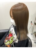 ベージュ_髪質改善_うるツヤ_切りっぱなし_ストレート_20