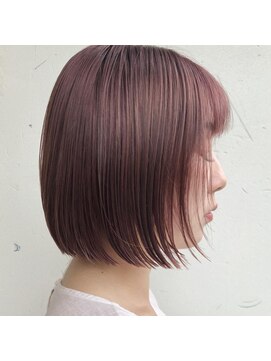 ドルセ(Dulce) 切りっぱなしボブ×モーヴピンク