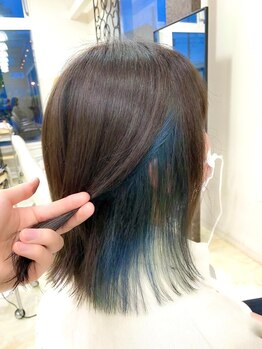 ラプトヘア(Rapt．HAIR)の写真/【カラーでイメチェン♪】頭皮に優しい&臭わない&色持ちの良いカラー剤を使用★理想の髪色を叶えます！