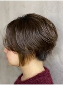 インナーカラーショートボブ