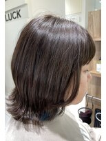 ラック 海老名店(LUCK)&nbsp;【動きが欲しい軽さが欲しい方向け◎】外ハネ×オリーブブラウン