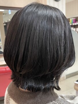ヘアークリアー 春日部 大人可愛いクビレボブ/小顔効果抜群/うる艶カラー/30代40代50代