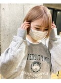 インナーカラーケアブリーチイヤリングカラーハイライトレイヤー