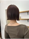 【堀口】切りっぱなしボブ×ストレートパーマ