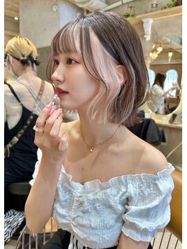 ロンド ジュルード 名古屋(Lond jeloud) 成人式はダブルカラー、インナーカラー♪