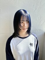 ヘアーアンドリラックス アミエ(hair&relax amie)&nbsp;ネイビー×レイヤー