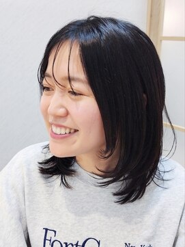 エクラート イーリス 高田馬場店(ECLART IriS) ラフ差が可愛い☆ミディアムヘア