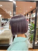 ボブ× ラベンダーシルバー