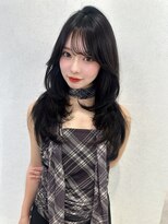 ユーフォリア 渋谷グランデ(Euphoria SHIBUYA GRANDE) ダークグレー 髪質改善ストレート 内巻き 顔回りカット 美髪