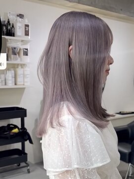 ラキング ギンザ トウキョウ(LAKING GINZA) くびれヘア/アプリコットオレンジ/夏/ハイライトカラー[銀座駅]