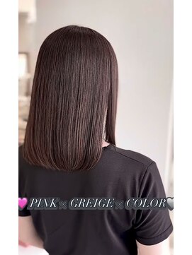 PINK × GREIGE × COLOR ！