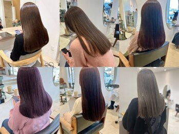 ジジ チーク 栃木(Gigi cheek)の写真/低ダメージ髪質改善縮毛矯正で理想のストレートヘアへ!話題のつるりんちょも取り扱っております☆