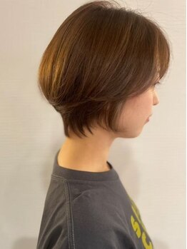 ボンド(hair salon bonD)の写真/毎朝3分でキマる感動のカット◎扱いやすくオシャレな大人美人ショートヘア【美シルエットショートヘア】