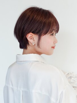 アルバム 新宿(ALBUM SHINJUKU) 前髪カットショートおくれ毛ココアベージュ_F41263