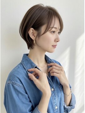 ゲイン(Gain) ショートカット・レイヤーカット×白髪ぼかし