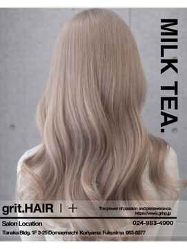 グリット ヘアープラス(grit.HAIR|+) 【grit.】ミルクティー