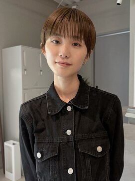 ホヌン 茅ヶ崎(Honnun) 人気◎透け感マッシュショート/茅ヶ崎