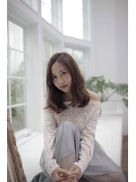 フォルテ 藤枝エピ店 大人セミロング毛先ワンカールパーマスタイル