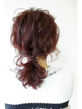 アグランテトラ 野田阪神店(a Gland tetra) ローポニーアレンジ☆アレンジヘア　お呼ばれ【aGland野田阪神】