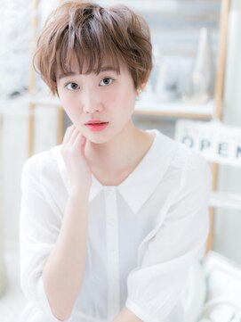 モッズヘア 上尾西口店(mod's hair) *mod's上尾*アシンメトリー外国人風ふわふわウェーブショートa