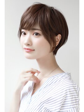 シェノン(hair make CHAINON) 30代40代◎耳かけワンサイドショート小顔カットヘア♪