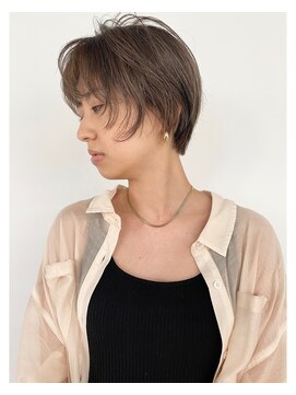 スティードトーキョー(Steed Tokyo) secret highlight"ash biege" × handsome short【Steed/立川】