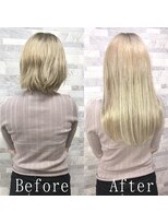 エクステ専門店あるじゃんすー 柏店&nbsp;ホワイトブロンド#シールエクステ#スイートAライン#柏