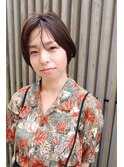 大人可愛いハンサムショート 　お客様SNAP