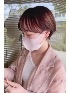 ヘアメイク シュシュ(Hair make chou chou) ピンクブラウンショート奈良大和八木