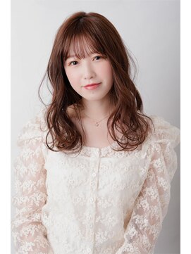 レイバイキングダム(Ley by KINGDOM) シースルーバング×無造作ミディ