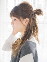 オジコロジ(ojiko.roji)&nbsp;☆月曜営業☆ojiko.roji大人可愛いゆるふわお団子ハーフアップ