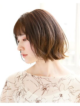 タヤ 府中店(TAYA) 20代30代40代大人かわいい小顔ひし形外ハネミディアム