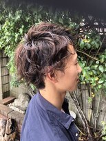 アクアマリン8810 ハチハチイチゼロ(AQUA MARINE 8810) 波巻きツイストスパイラル/刈り上げセンターパート/北習志野