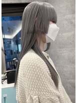 グレーカラー（イルミナカラー）×ネオウルフカット