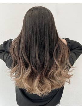 オーバーレイ(Overlay) ブロンドベージュグラデーション