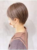 タイトショート_グレージュカラーボブウルフ_ba337591