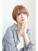 ヘアーアンドメイク エクリ 不動前店(Hair&Make equri)&nbsp;【不動前美容室】ショートカット・ハイトーンベージュ