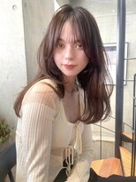 サイン 渋谷(SIGN)&nbsp;レイヤーカットイヤリングカラーインナーカラーケアブリーチ